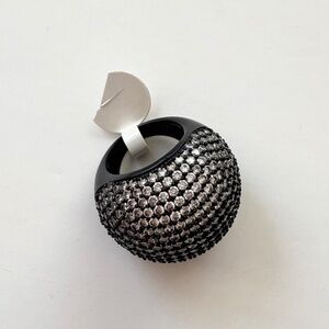Noir NYC Ember CZ pavé dôme ring